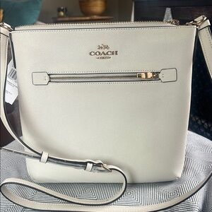 Coach Ivory Crossbody Bag (NWT)